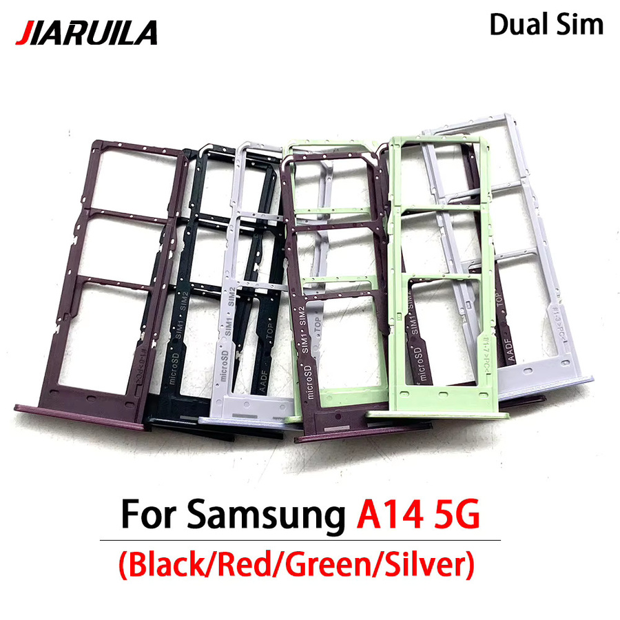 Dual SIM-Kartenhalter mit SIM-Pin für Samsung A32 4G/5G und A14 4G/5G in Silber und Multicolour - Bild 2