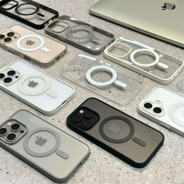 Ricestate Transparente MagSafe Schutzhülle mit magnetischem kabellosem Laden für iPhone 17 16 15 14 13 12 11 Pro Max und weitere Modelle - Bild 1