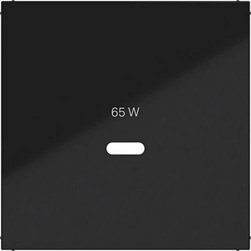 Hager Abdeckung WAF1511BG in Nachtschwarz glänzend - Bild 1