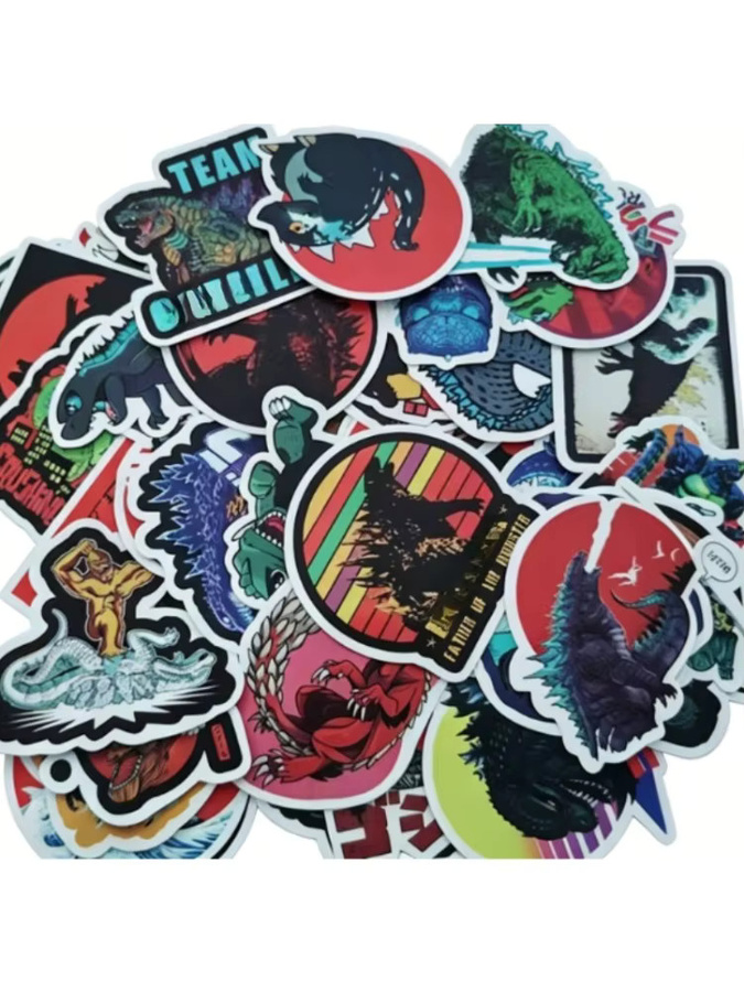 Bandai Dinosaurier-Monster-Graffiti-Aufkleber, 50 Stück - Bild 3