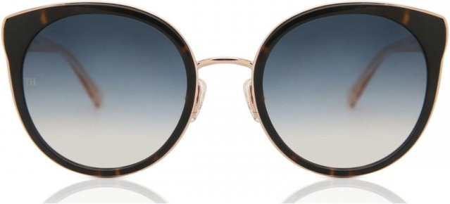 Tommy Hilfiger TH 1810 S Sonnenbrille, Cat-Eye, Vollrand, Damen, Dark Havana, Grau, Acetat - Bild 1