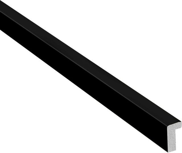 Kosche Akustik Einfassprofil foliert Schwarz Matt B/H: 1,4 x 2,4 cm, Länge: 250 cm - Bild 1