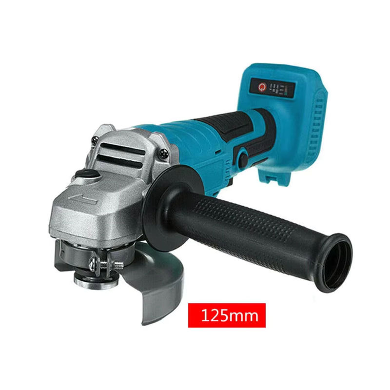 Makita LXT Akku-Elektrowerkzeug-Set mit 125 mm bürstlosem Winkelschleifer und Schlagschrauber, Blau, passend für 18V Akkus - Bild 4