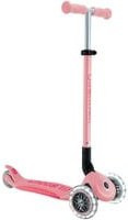 Globber Elite Lights Tretroller Kinder 3-Rädrig Verstellbar LED-Leuchtrollen Pastellrosa ab 3 Jahren - Bild 1