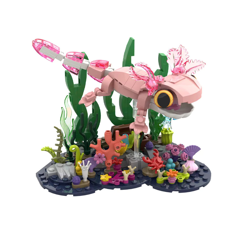 Gobricks MOC Axolotl, Bausteine, ab 14 Jahre - Bild 3