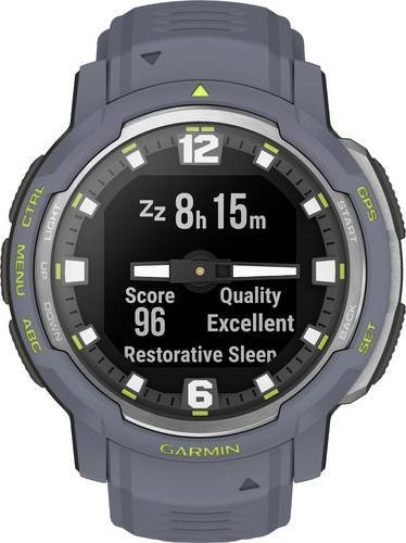 Garmin Instinct Crossover Smartwatch in Granitblau und Silber mit GPS sowie Herzfrequenzmessung und Schlafanalyse - Bild 1