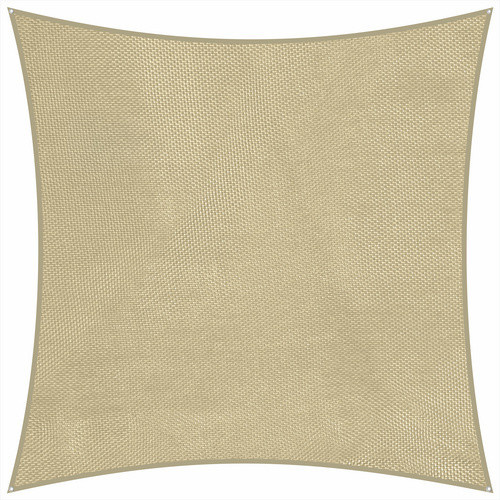 Schneider Schirme Sonnensegel Lanzarote quadratisch aus Polyester, Farbe: Weiss/Natur/Beige, B x L: 360 x 360 cm - Bild 2