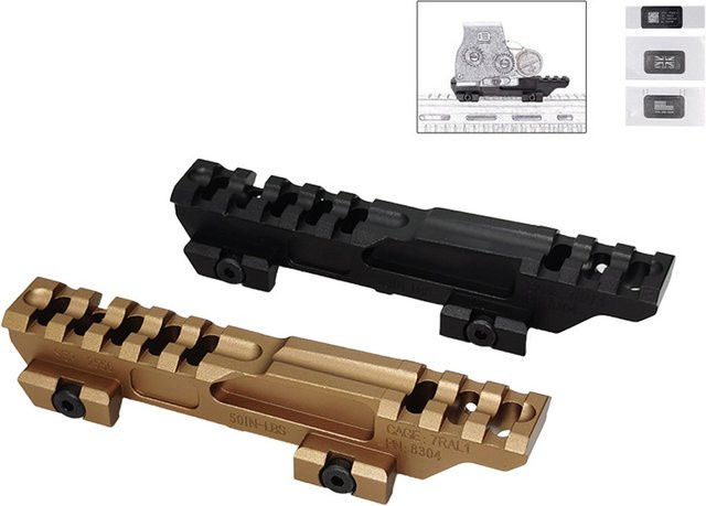 PLAYFUL BAG Taktische Riser-Halterung, Schienenhöhenerhöhung für Optik, Erhöhte Plattform für rote Punkte und Zielfernrohre, Spielzeugpistole-Dekoration QJ207 - Bild 1