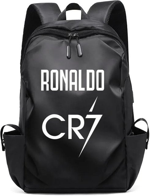 3-teiliges Schulrucksack-Set in Schwarz aus Oxford-Stoff mit Schultasche und Federmäppchen - Bild 1