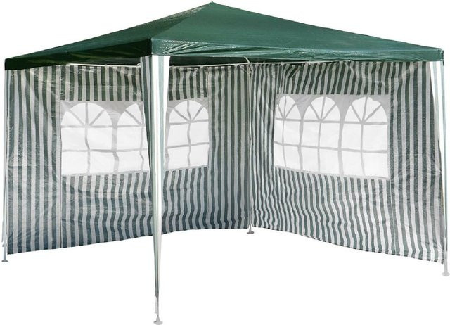 VCM Pavillon Partyzelt Gartenzelt Grün B/T/H: 3 x 3 x 2,5 m (ca.) - Bild 1