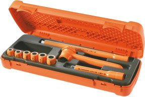 Facom Werkzeugsortiment VSE mit 9 Teilen 1000V in Orange 3/8 Zoll - Bild 1
