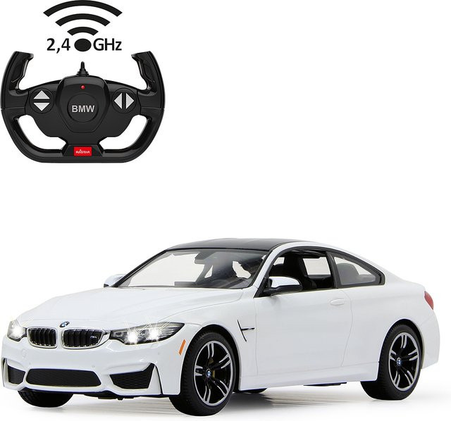 Jamara BMW M4 Coupe Spielfahrzeug 1:14 weiss 2,4GHz - Bild 1