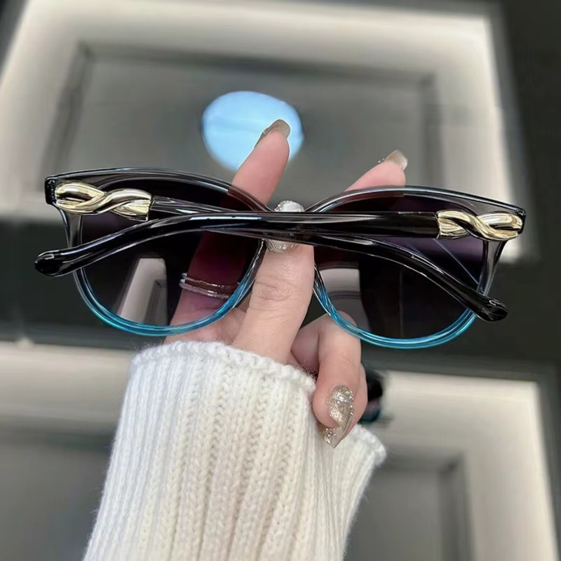 Julyrays Sonnenbrille, Rund, Vollrand, Kunststoff, Damen - Bild 2