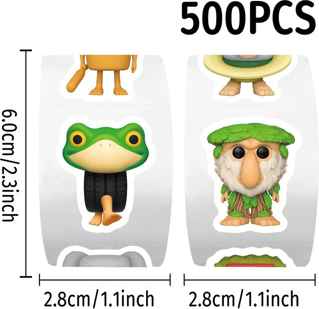GOGOTU Aufkleber, 500 Teile, multicolor - Bild 1