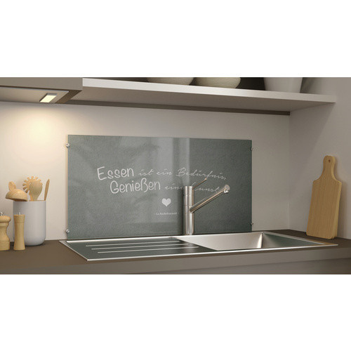 NOVADOORS Glasboard Genuss in Mehrfarbig und Grau aus Glas - Bild 2
