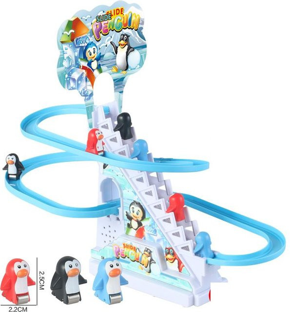 Elektronische Treppensteigen Bahn, Ente und Pinguin, mit Licht und Musik, ab 3 Jahren - Bild 1