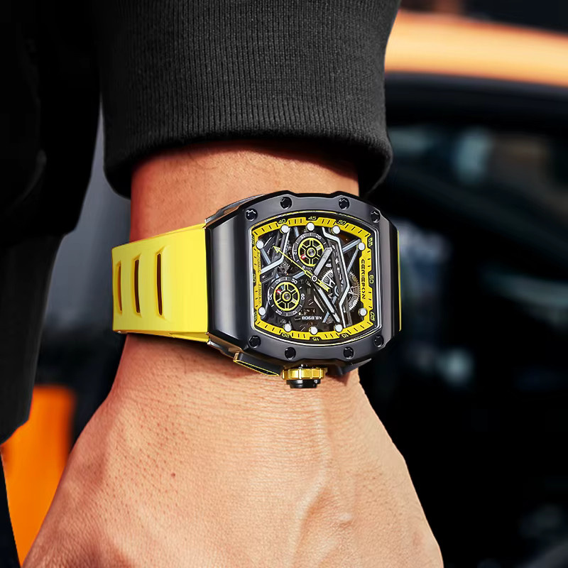 Addiesdive Armbanduhr Automatik, Edelstahl, Schwarz, Herren - Bild 4