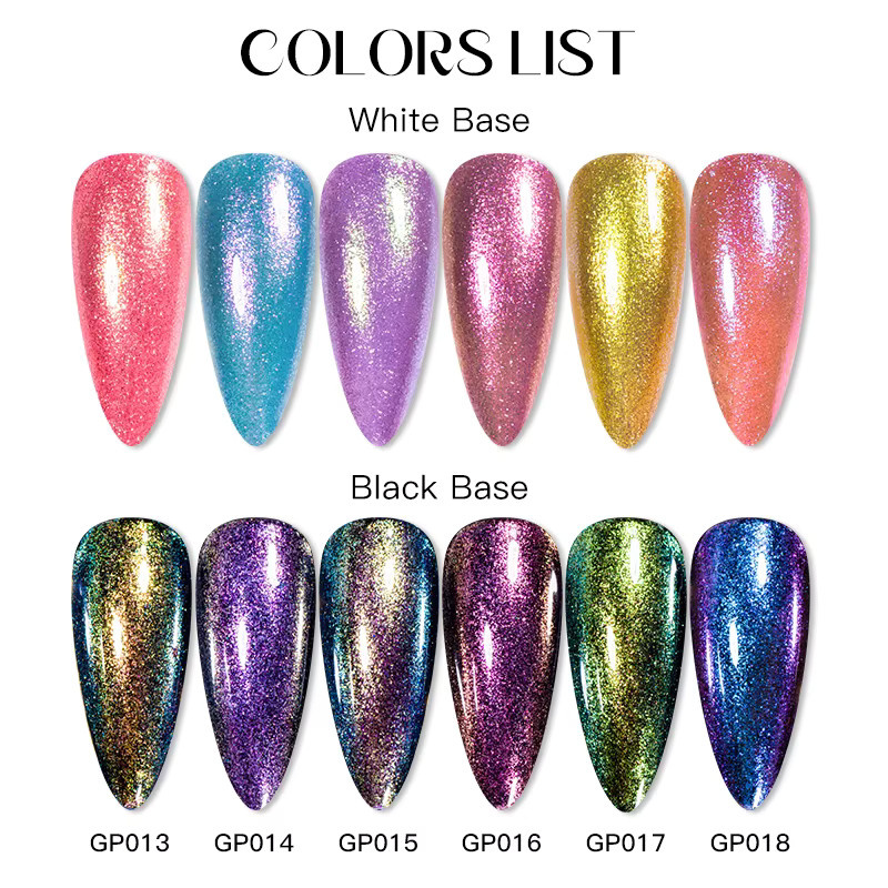 Meet Across Nagellack, Galaxie-Chrom-holografisch, schimmernd, 8 ml - Bild 3