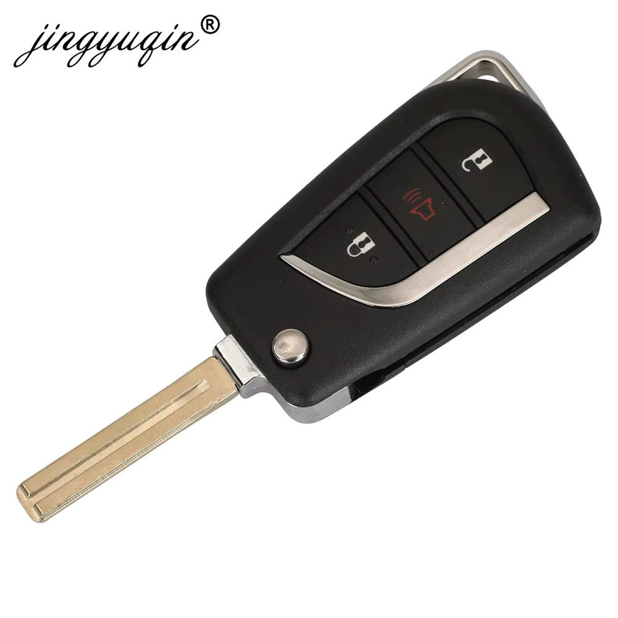 jingyuqin HYQ1512V Modifizierter Klapp-Fernbedienungsschlüssel 312MHz 4D68/4C in Schwarz für Lexus LX470 GX470 2003-2009 RX300 1992-2002 TRK-LEX-10-3 - Bild 2