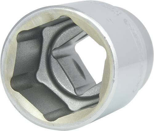 KS Tools 3/4 Zoll CLASSIC Sechskant-Stecknuss kurz in Silber aus Chrom-Vanadium mit 32 mm - Bild 1