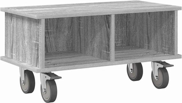 vidaXL TV-Ständer Modern in Grau mit Rollen, B/T/H: 68,5 x 35 x 35 cm - Bild 1