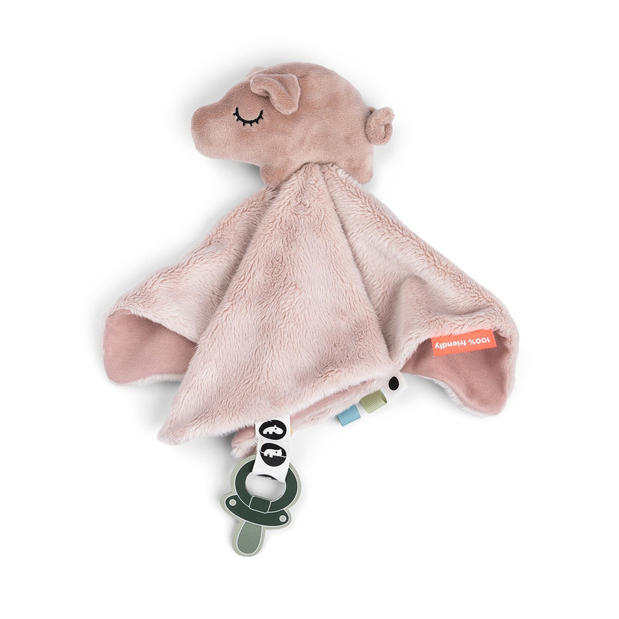 Done by Deer Baby Kuscheltuch Pigee, rosa, ab 0 Jahre - Bild 1