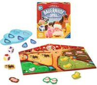 Ravensburger Meine ersten Spiele Bauernhof Brettspiel für Klein- und Vorschulkinder, Bunt/Mehrfarbig - Bild 1