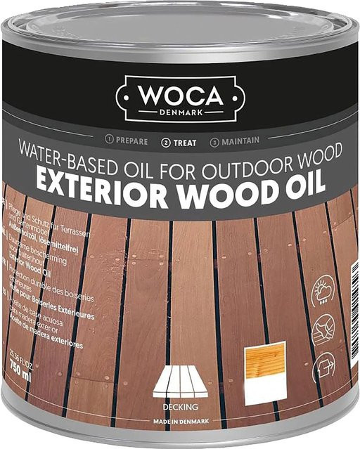 Woca Exterior Holzpflegeöl Teak mit UV-Schutz, 0,75 l - Bild 1