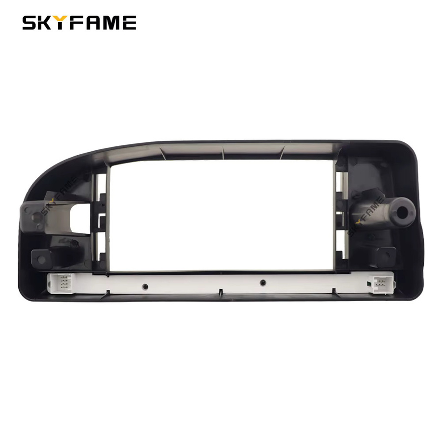 SKYFAME Auto Rahmen-Fascia-Adapter mit Canbus Box für 12,3 Zoll Android Radio Armaturenbrett-Einbausatz für Audi A6 C6 A6L in Schwarz - Bild 3