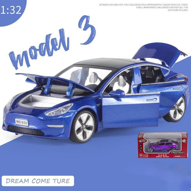 Fourall- Model Cars Autospielzeug, 1:32, blau, mit Ton und Licht - Bild 1