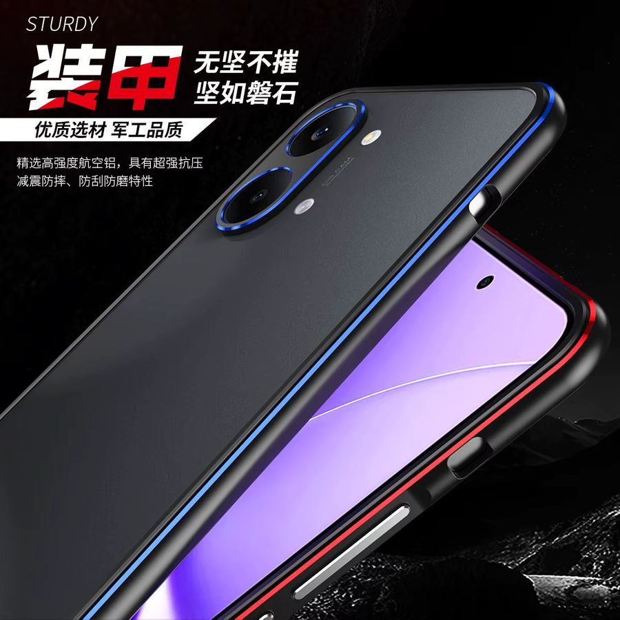 Xiaomi Handyhülle aus Aluminiumlegierung mit Metallrahmen für Redmi Turbo5 und POCO X8 Pro Max in Schwarz oder Silber - Bild 2