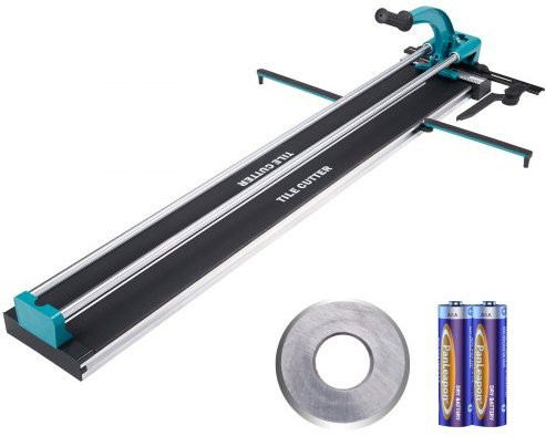 VEVOR Fliesenschneidmaschine manuell mit Doppelschienen, Schnittlänge 1200 mm, Farbe Schwarz - Bild 1