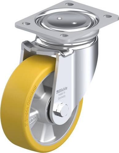 Blickle Lenkrolle LU-ALTH 150K in Silber, Rad-Durchmesser: 150 mm, Tragfähigkeit: 650 kg - Bild 1