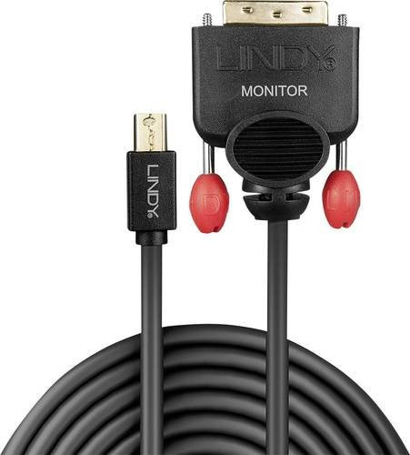 Lindy Mini-DisplayPort auf DVI-D Adapterkabel Schwarz 2,00 m - Bild 1