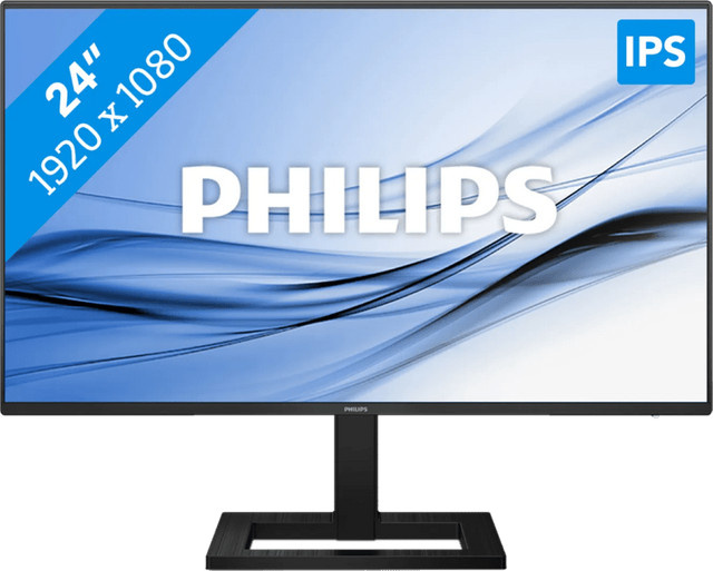 Philips 24E1N1300AE/00 LED-Monitor mit 24 Zoll Full HD IPS-Display in Schwarz mit HDMI und USB-C - Bild 1