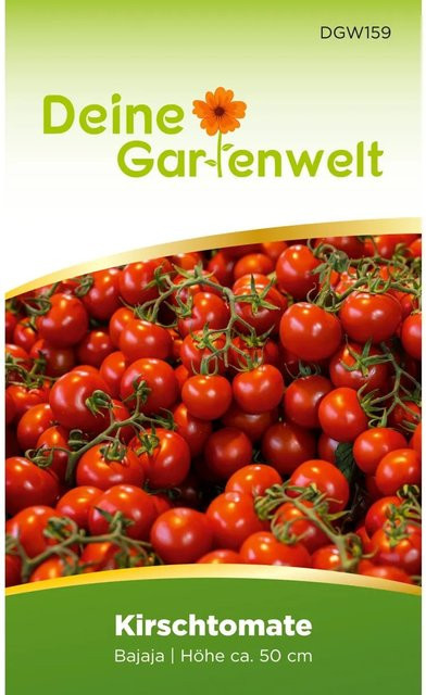 Deine Gartenwelt Kirschtomate Bajaja Gemüsesamen für Balkon, Terrasse und Freiland - Bild 1