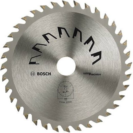 Bosch Precision Hartmetall Kreissägeblatt Silber Durchmesser: 140 mm, Bohrung: 20 mm, Zähneanzahl: 36 - Bild 1