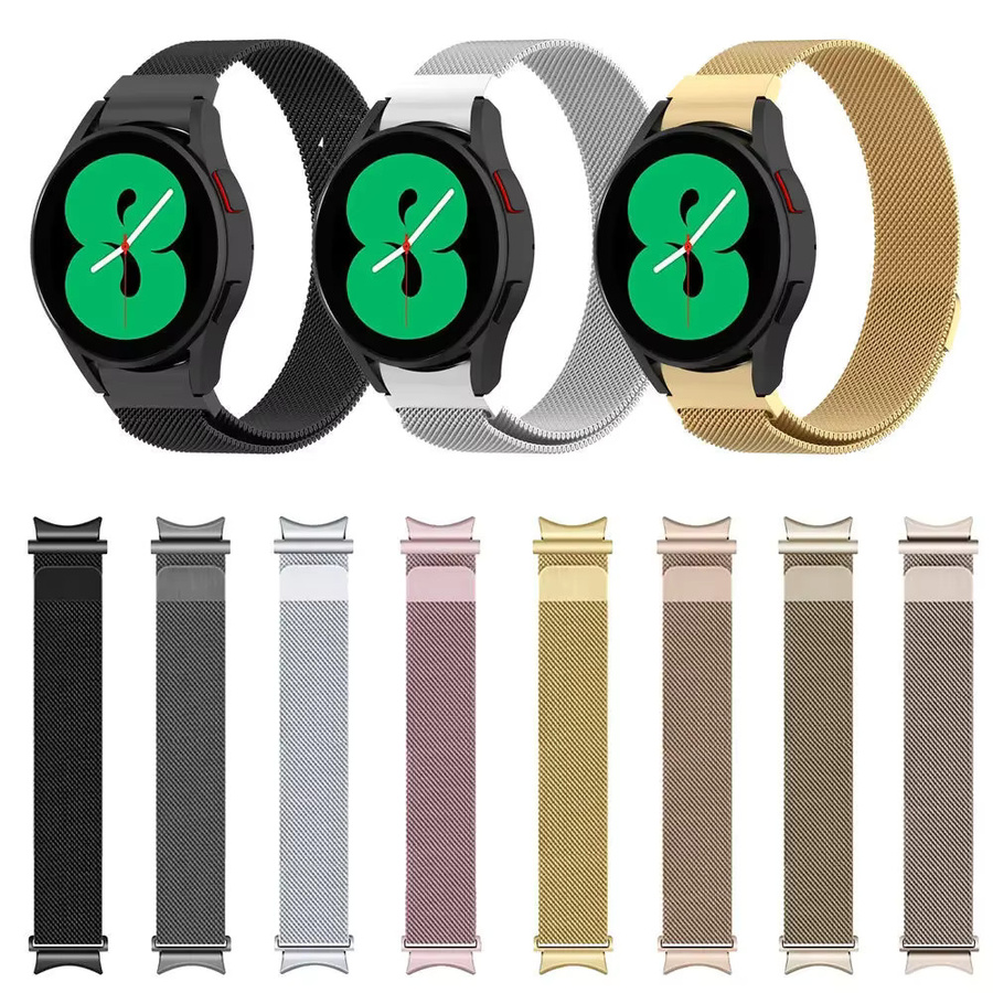Uhrenarmband No Gap Milanese Loop für Samsung Galaxy Watch, Edelstahl, Unisex - Bild 2