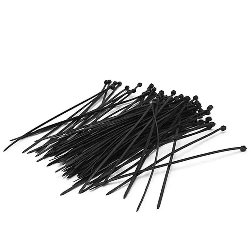 Selbstsicherndes Nylon-Kabelbinder-Set aus Kunststoff in Schwarz, Länge: 300 mm bis 1000 mm - Bild 2