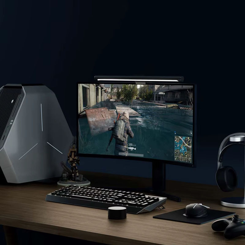 Xiaomi LED Monitor Lampe mit stufenloser Dimmung und USB-Betrieb für Schreibtisch und Bar, Augenpflege Leselampe in Schwarz oder Weiß - Bild 3