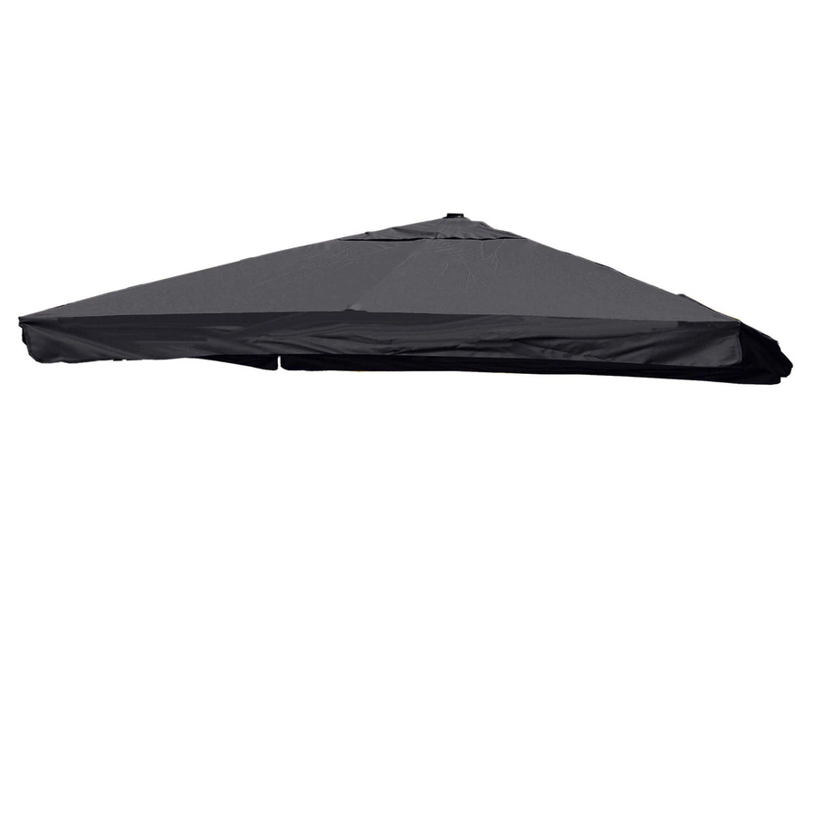 Ersatzbezug für MCW Luxus-Ampelschirm MCW-A96 mit Flap, Polyester, anthrazit - Bild 3