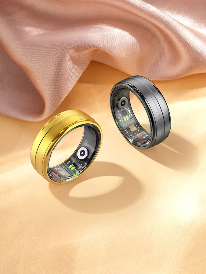 MISIRUN Smart Ring in Gold für Damen und Herren mit Ladecase zur Herzfrequenz-, Blutsauerstoff- und Schlafüberwachung sowie Multi-Sport-Modus und 1ATM Wasserdichtigkeit - Bild 6