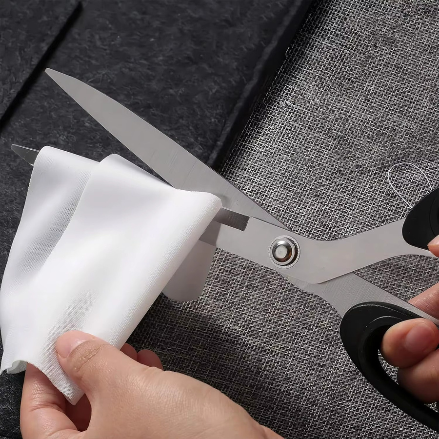 Robuste 10-Zoll Stoffschere aus Edelstahl für Kleidung, Leder und Spezialstoffe - Bild 3