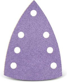 Menzer Klett-Schleifblätter für Holz und Lack, Körnung K100, 7-Loch, B: 15 cm, T: 10 cm - Bild 1