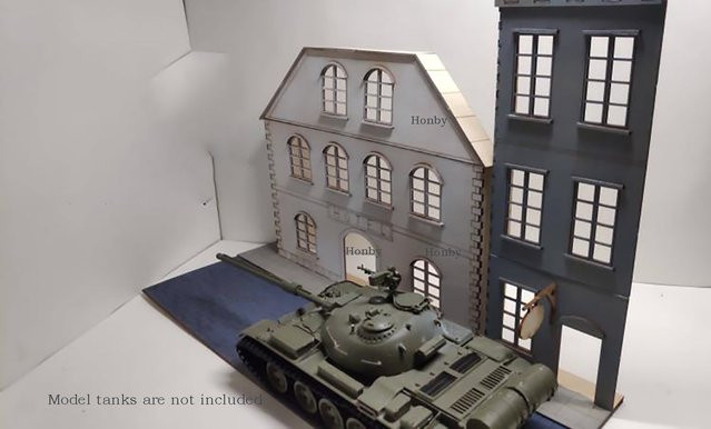 Honby Diorama, DIY-Modellbausatz aus Holz, Maßstab 1:35 - Bild 1