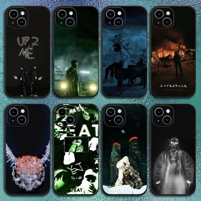 Yeat Lyfestyle Softshell Handyhülle für iPhone 17 16 15 14 13 12 Pro Max Plus in Schwarz - Bild 1