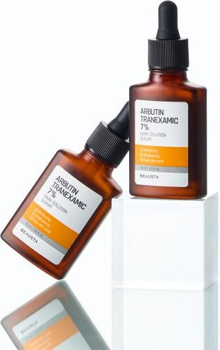 Beausta Arbutin Tranexamic Dark Solution Serum, 30 ml, Niacinamid, Arbutin, Tranexamsäure, Panthenol - Bild 1