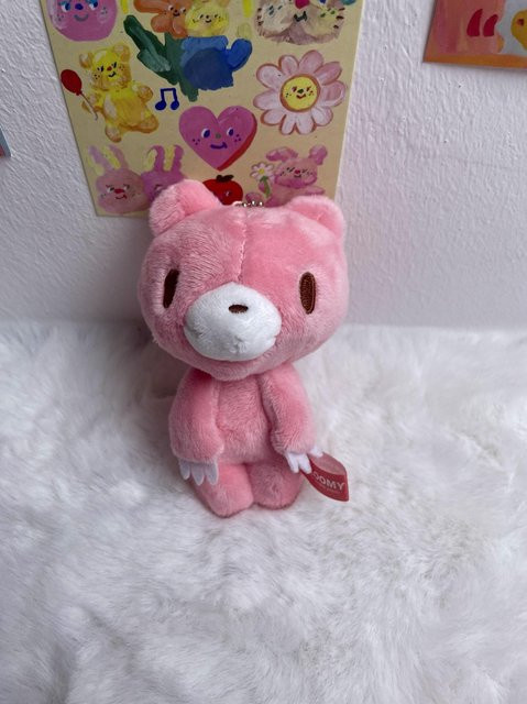 Yiran toy Düsterer Bär Plüschanhänger, Rosa, ab 14 Jahren - Bild 1
