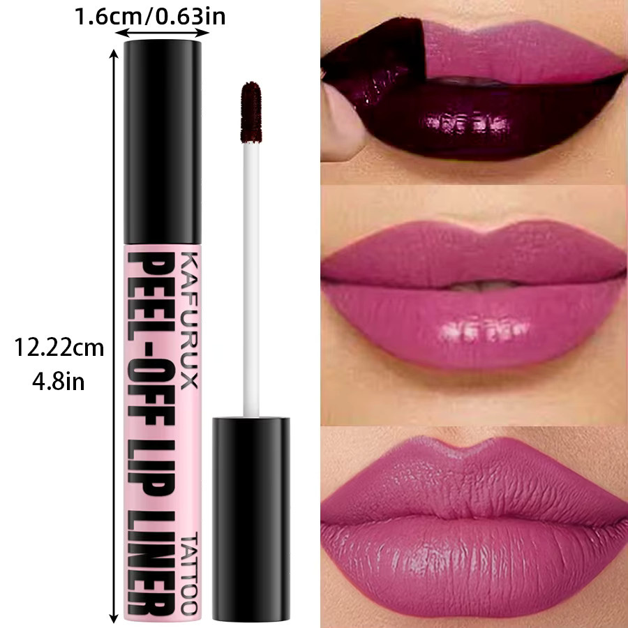KAFURUX Peel Off Lip Stain, 7 Farben, Rosa - Bild 4