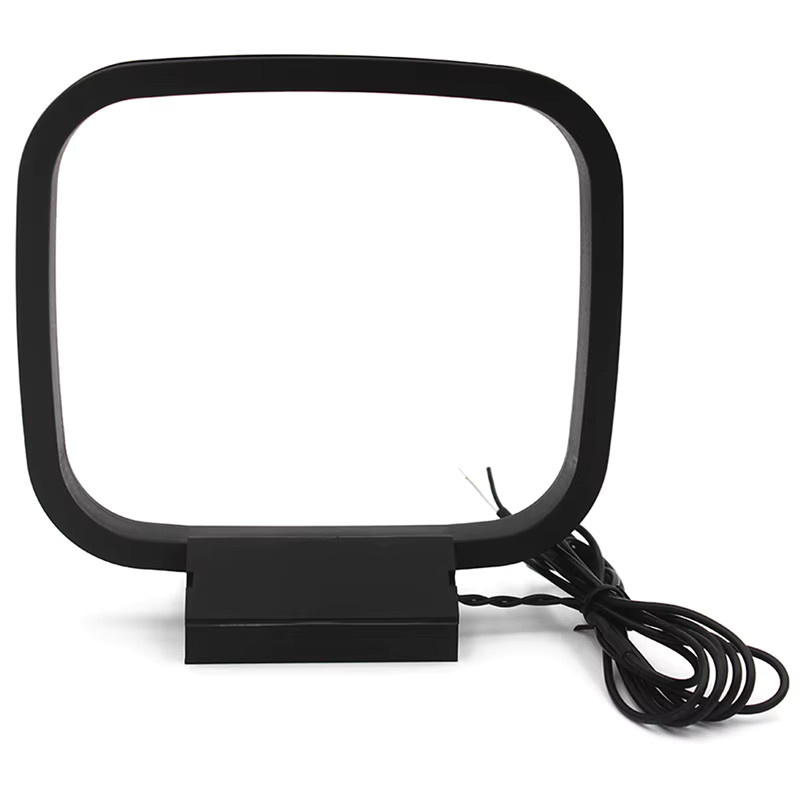 Sharp Mini Universal FM/AM Loop Antenne für Stereo AV Receiver Systeme in Schwarz - Bild 2
